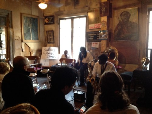 You're not allowed to take photos at Preservation Hall. So, I don't know what this is...