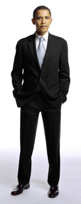 Barack Obama by Nitin Vadukul for Newsweek - 12/20/2004